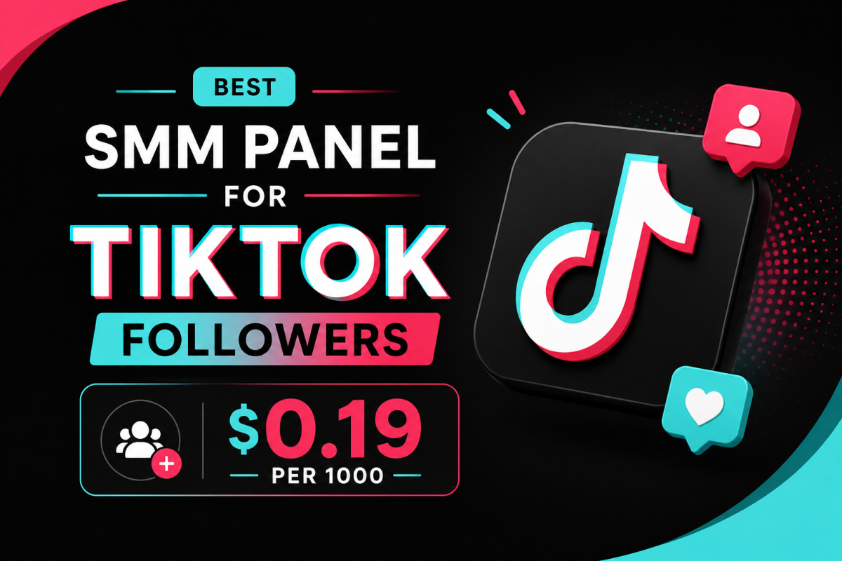 Best SMM panel for TikTok Followers - $0.19 per 1000