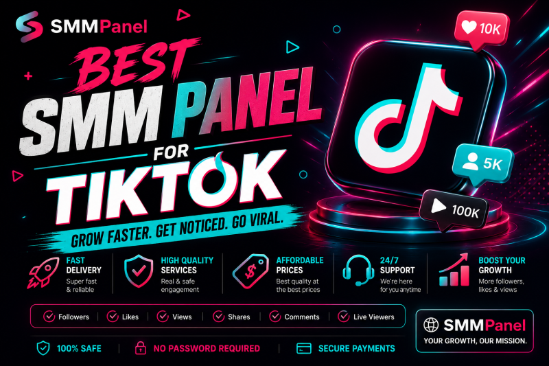 Best SMM panel for TikTok - SMMPanel